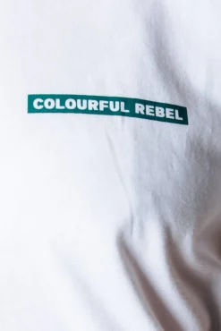 T-shirts*Colourful Rebel Abstract Flower T-shirt | Standard white Standardwhite