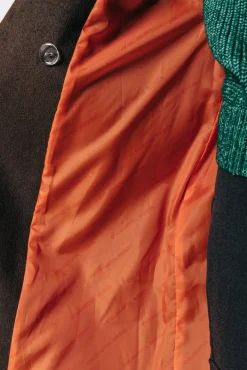 Jassen|Blazers*Colourful Rebel Ada Wool Long Coat | Cacao