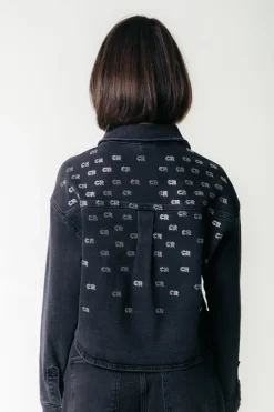 Blouses*Colourful Rebel Billie Denim Blouse | Dark grey denim Darkgreydenim