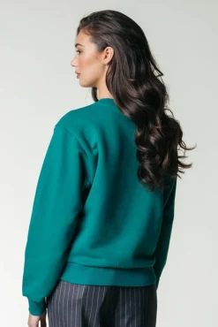 Truien*Colourful Rebel Puff Logo Sweat | Shady Green Shadygreen