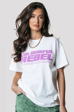 T-shirts*Colourful Rebel Puff Logo T-shirt | Standard white Standardwhite