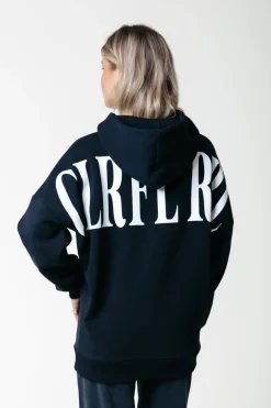 Hoodies*Colourful Rebel CR Back Logo Hoodie | Off black / Washed black