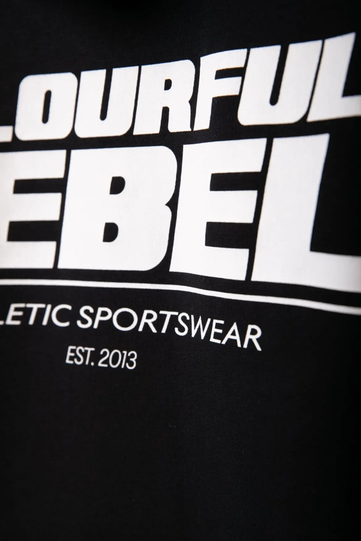 Hoodies*Colourful Rebel CR Bold Logo Hoodie | Black