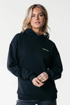 Hoodies*Colourful Rebel Flower Shapes Hoodie | Black