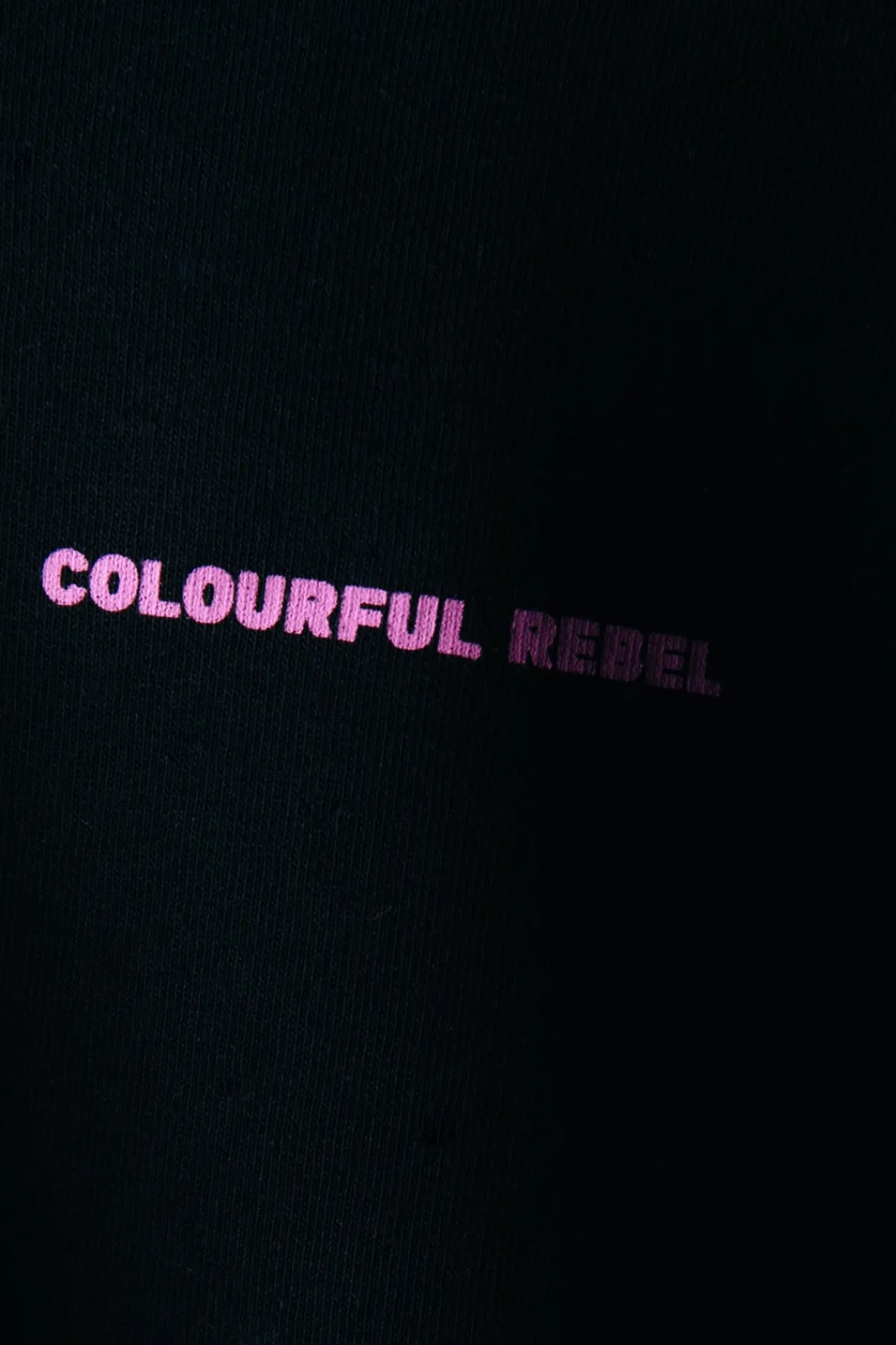 Hoodies*Colourful Rebel Flower Square Hoodie | Black