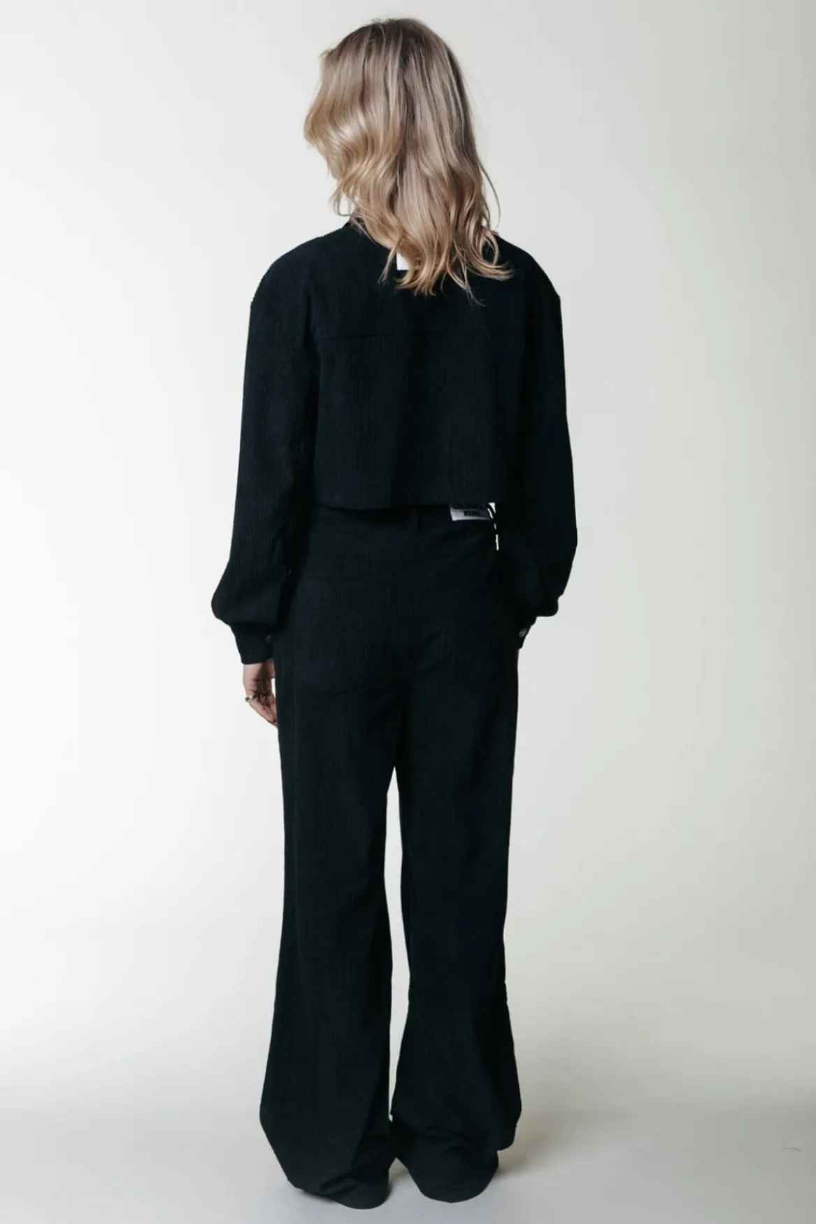 Broeken*Colourful Rebel Gaias Corduroy Pants | Black