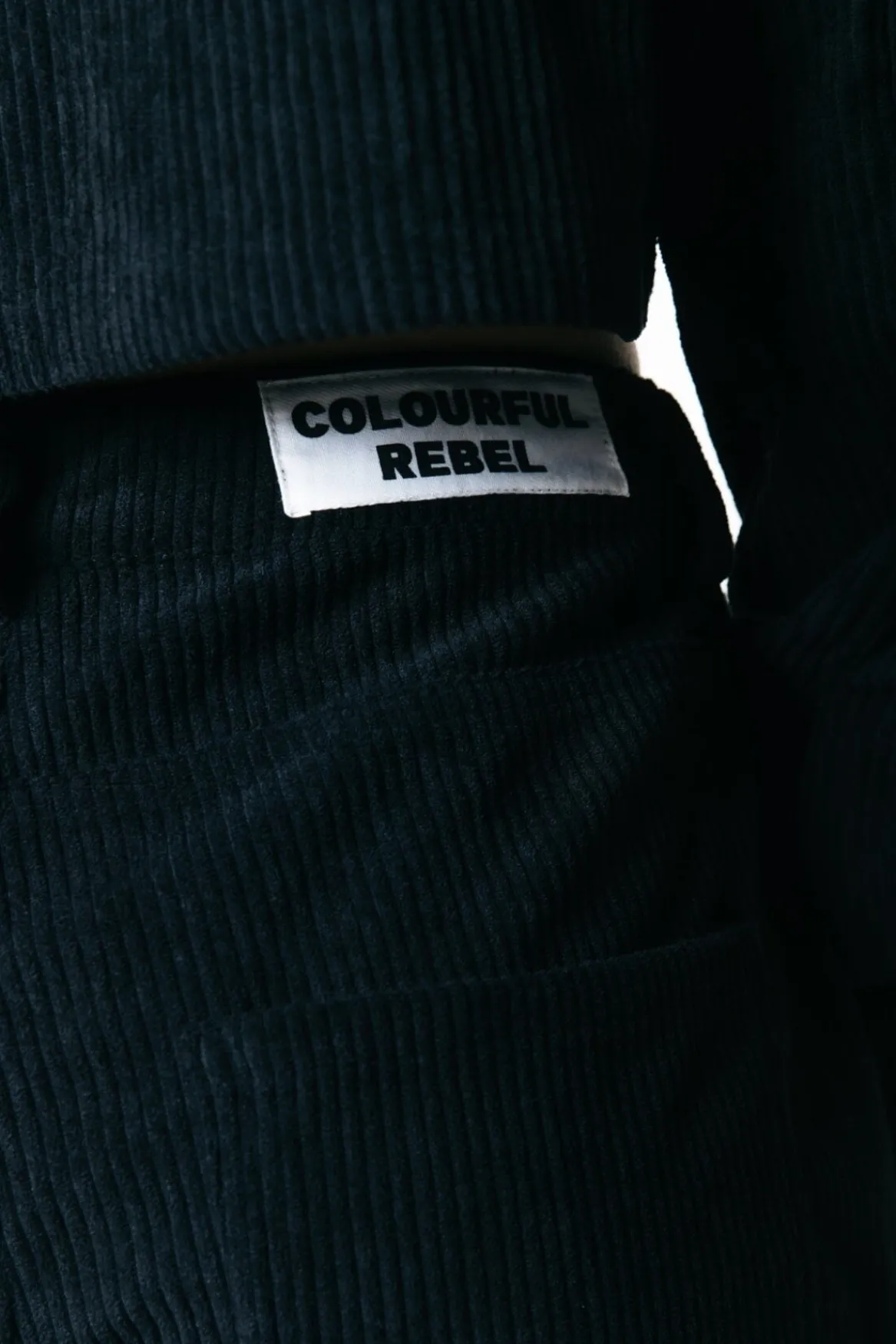 Broeken*Colourful Rebel Gaias Corduroy Pants | Black
