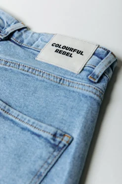 Broeken*Colourful Rebel Gaias High Rise Denim | Denim blue Denimblue