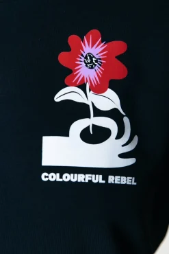 Truien*Colourful Rebel Hand Flower Sweat | Black