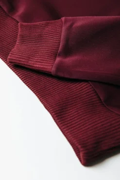 Truien*Colourful Rebel Ilena Zipped Sweat | Port Red Portred