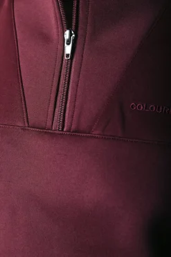 Truien*Colourful Rebel Ilena Zipped Sweat | Port Red Portred