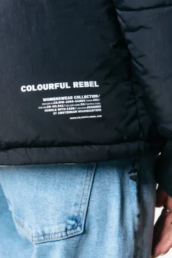 Jassen|Blazers*Colourful Rebel Isado Reversible Puffer Jacket | Black