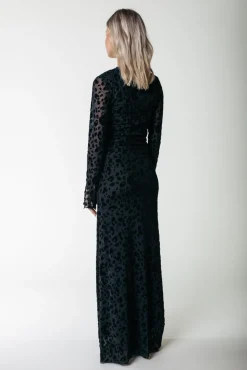 Jurken*Colourful Rebel Maude Leopard Maxi Dress | Black