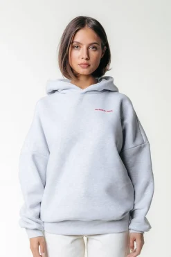 Hoodies*Colourful Rebel National Champs Hoodie | Light grey melange Lightgreymelange