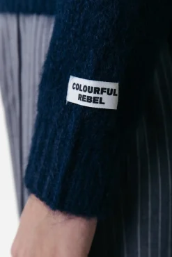 Truien*Colourful Rebel Olivia Knit | Dark Navy Darknavy