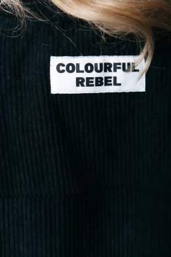 Blouses*Colourful Rebel Olle Corduroy Blouse | Black