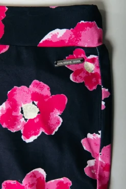 Broeken*Colourful Rebel Poppy Flower Flare | Bright pink Brightpink