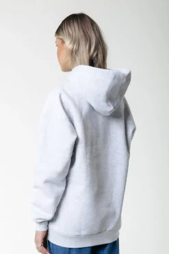 Hoodies*Colourful Rebel Puff Logo Hoodie | Light grey melange Lightgreymelange