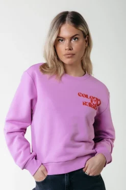 Truien*Colourful Rebel Puff Logo Sweat | Medium Violet Mediumviolet