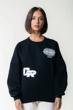 Truien*Colourful Rebel Racer Logo Sweat | Black