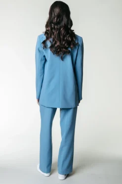 Pakken*Colourful Rebel Rus Straight Pants | Adriatic Blue Adriaticblue