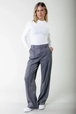 Pakken*Colourful Rebel Rus Straight Pants | Dark grey Darkgrey