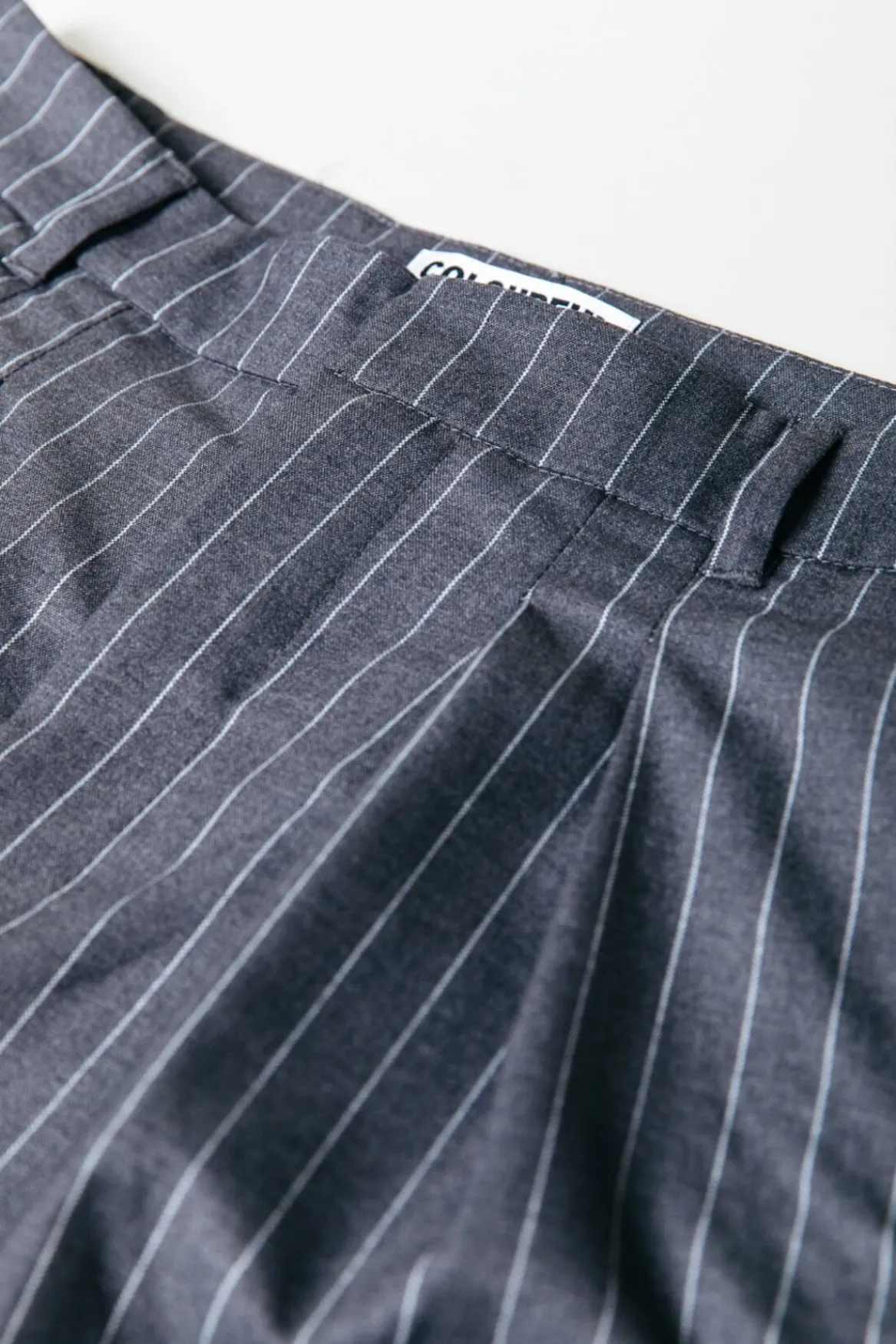 Broeken*Colourful Rebel Rus Straight Pants | Dark Anthracite Darkanthracite