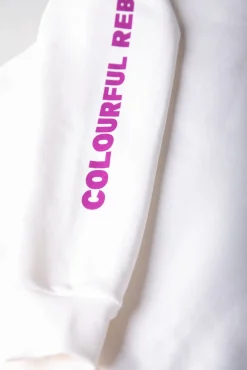 Truien*Colourful Rebel Sleeve Logo Sweat | Off white Offwhite