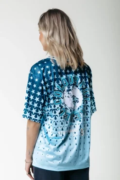 T-shirts*Colourful Rebel Tayla State Champ Football T-Shirt | Canal blue Canalblue