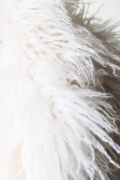 Jassen|Blazers*Colourful Rebel Ulla Faux Fur Coat | Off white Offwhite
