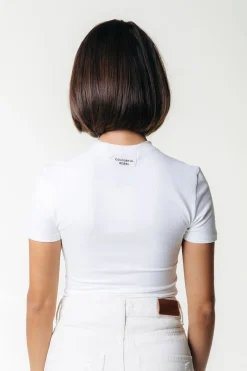 T-shirts*Colourful Rebel Uni Fitted T-shirt | Optic white Opticwhite