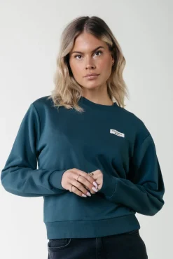 Truien*Colourful Rebel Uni Label Sweat | Atlantic green Atlanticgreen