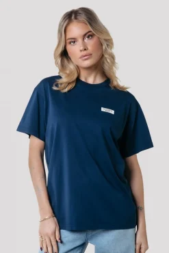 T-shirts*Colourful Rebel Uni Label T-shirt | Peacoat Blue Peacoatblue
