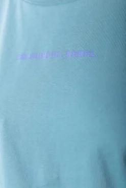T-shirts*Colourful Rebel Uni Logo T-shirt | Mineral blue Mineralblue