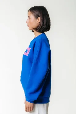 Truien*Colourful Rebel Wave Logo Sweat | Medium blue Mediumblue