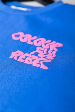 Truien*Colourful Rebel Wave Logo Sweat | Medium blue Mediumblue