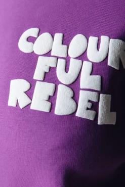 Truien*Colourful Rebel Wave Logo Sweat | Violet Pink Violetpink