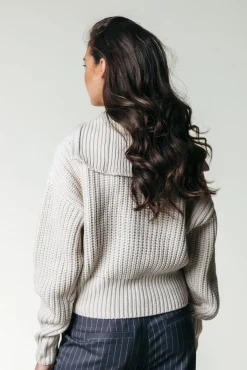 Truien*Colourful Rebel Yfke Knit | Fog Beige Fogbeige