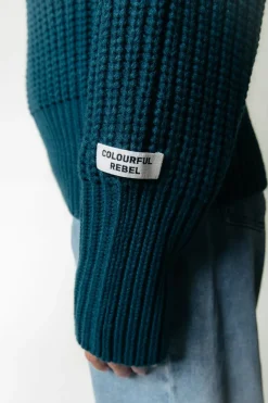 Truien*Colourful Rebel Yfke Knit | Petrol
